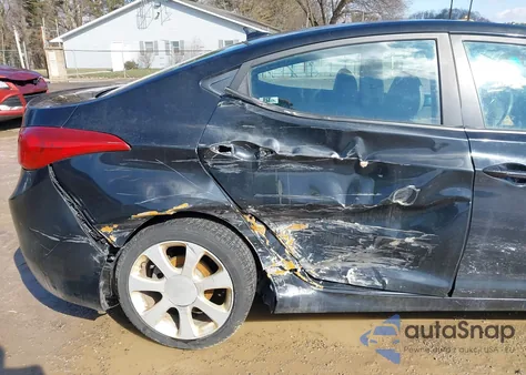 2012 Hyundai Elantra Limited (Ulsan Plant) from USA, damaged, VIN KMHDH4AE3CU191367